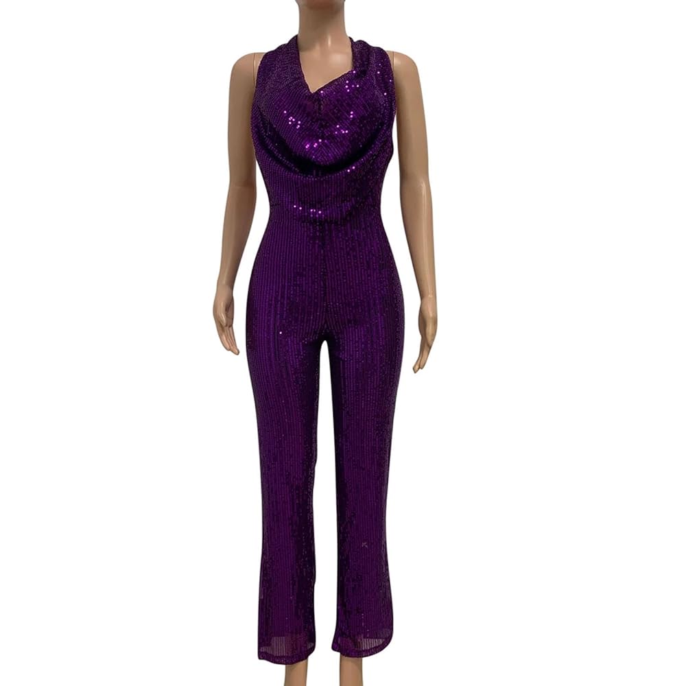 Amazon.com: HGps8w Women's Sequins Rompers Sexy Sparkly